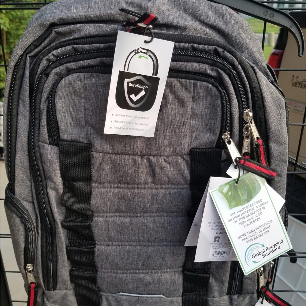SureSnap Charcoal Men's Backpack